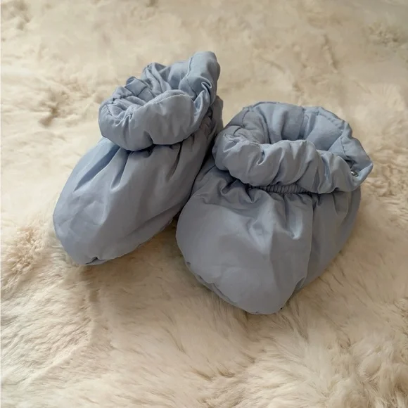 First Impressions Light Gray Kids Puffer Snowsuit